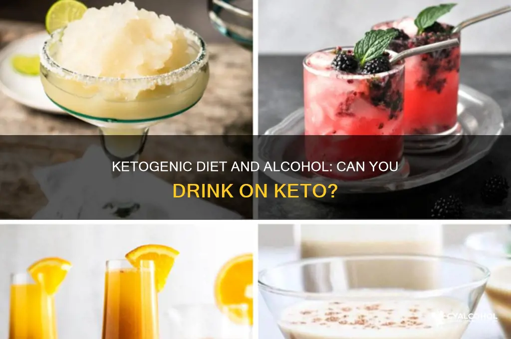 does ketogenic diet menu include alcohol