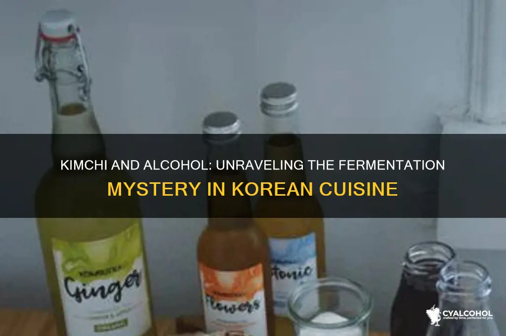 does kimchi have alcohol in it