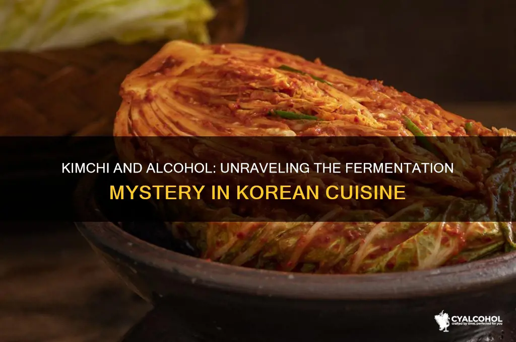 does kimchi have alcohol