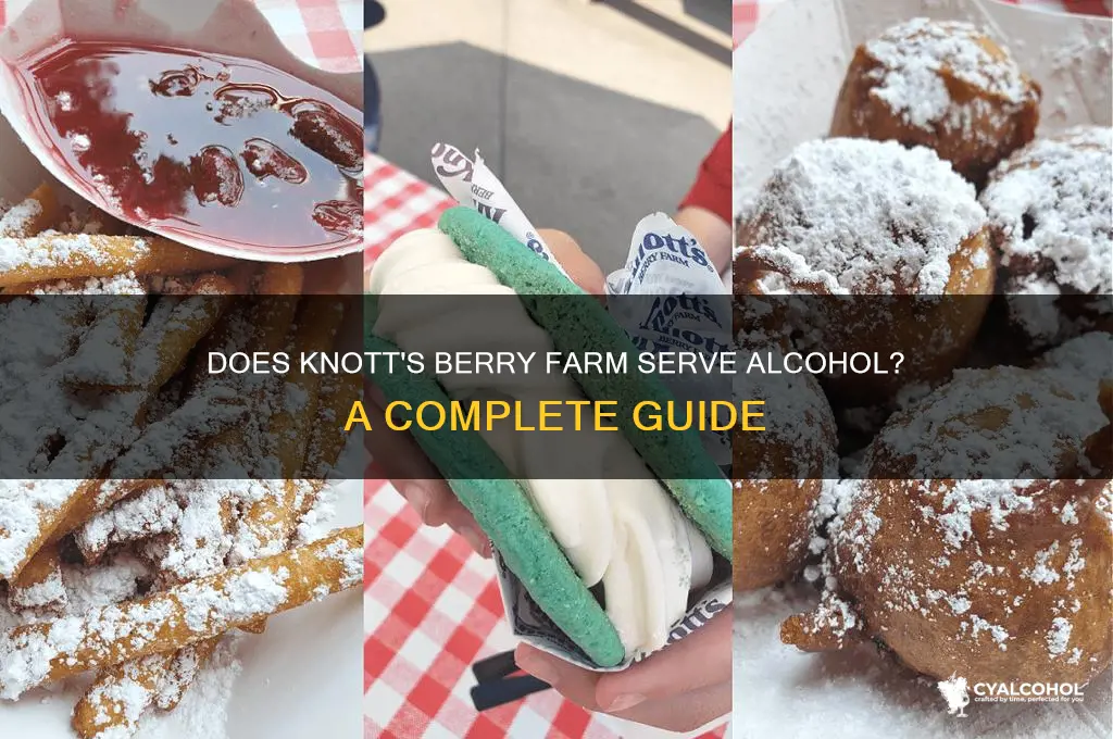 does knotts have alcohol