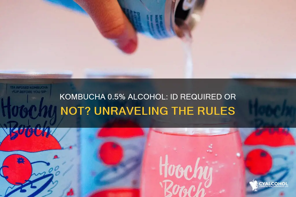 does kombucha 05 alcohol need id
