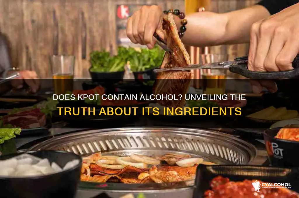 does kpot have alcohol