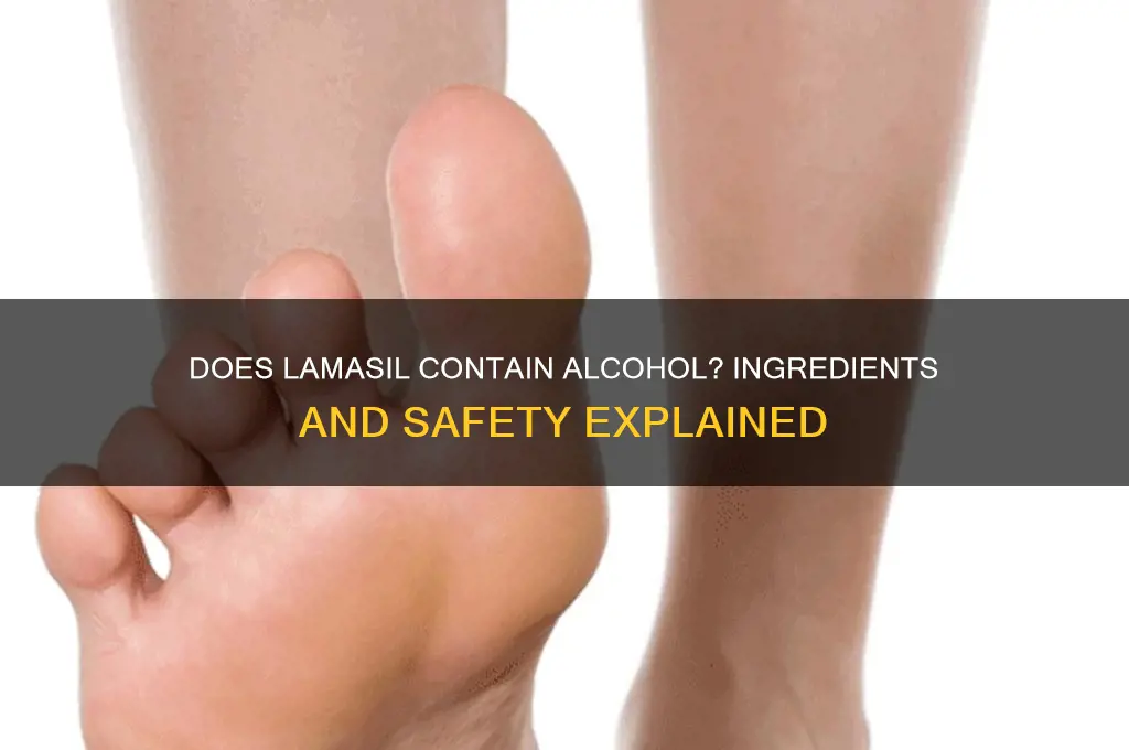 does lamasil have alcohol