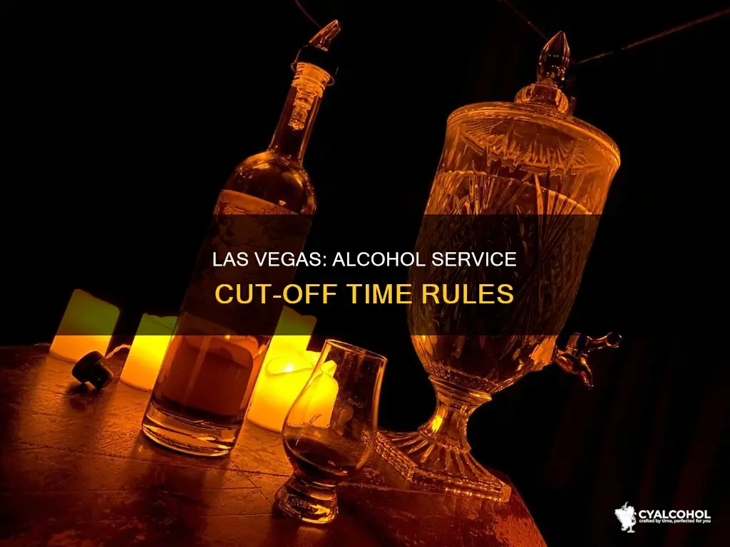 does las vegas have an alcohol cut off time