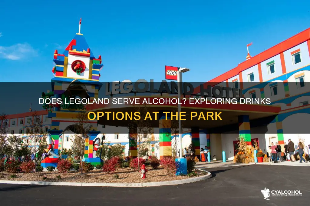 does legoland have alcohol