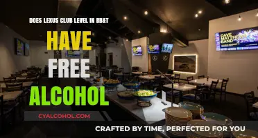 Lexus Club Level: Free Alcohol or Not?