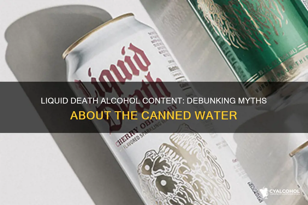 does liquid death have alcohol