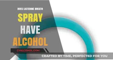 Does Listerine Breath Spray Contain Alcohol? A Comprehensive Analysis