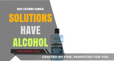 Listerine Clinical Solutions: Alcohol Content Explained and Alternatives Revealed