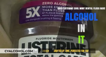 Listerine Cool Mint Floss: Alcohol-Free?