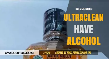 Listerine Ultraclean Alcohol Content: What You Need to Know