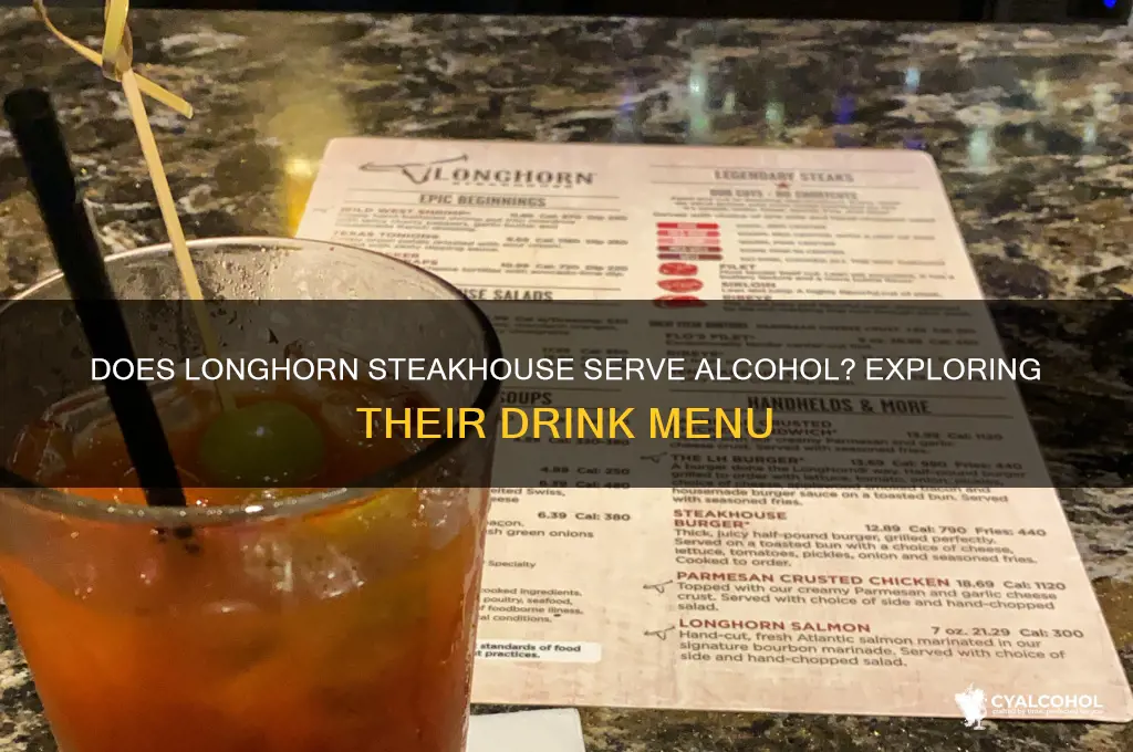 does longhorn have alcohol in it