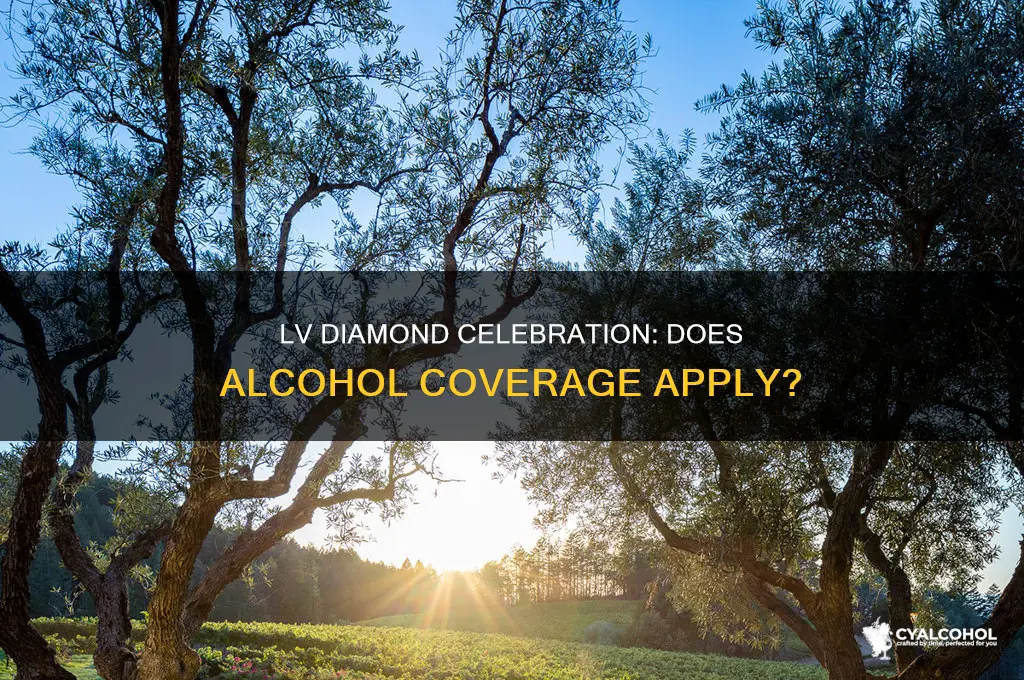 does lv diamon celebration cover alcohol