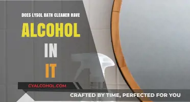 Does Lysol Bath Cleaner Contain Alcohol? Ingredients Explained