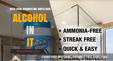 Do Lysol Disinfecting Wipes Contain Alcohol? A Detailed Answer