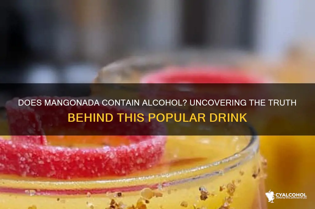 does mangonada have alcohol