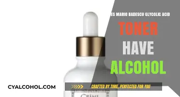 Mario Badescu Glycolic Acid Toner: Alcohol Content Explained