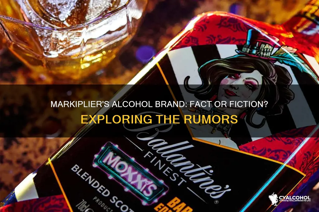 does markiplier have an alcohol brand