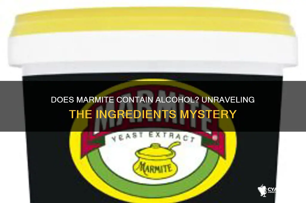 does marmite have alcohol in it
