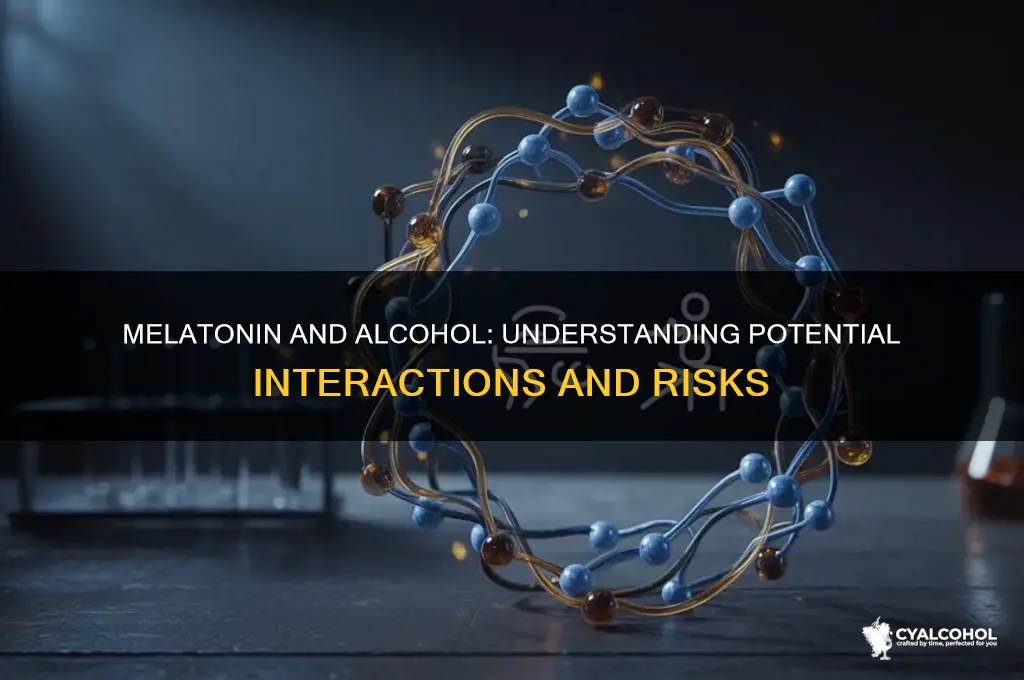 does melatonin have interact with alcohol