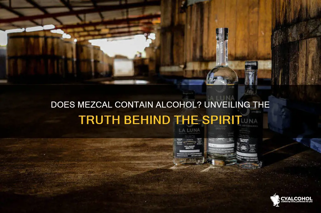 does mezcal have alcohol