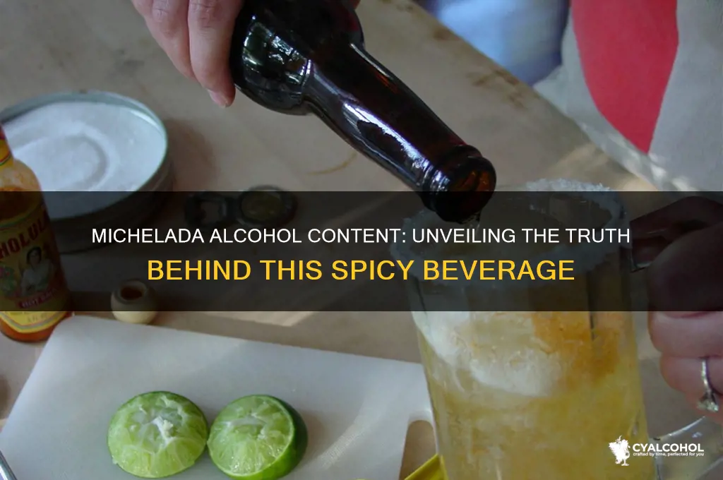 does michelada have alcohol