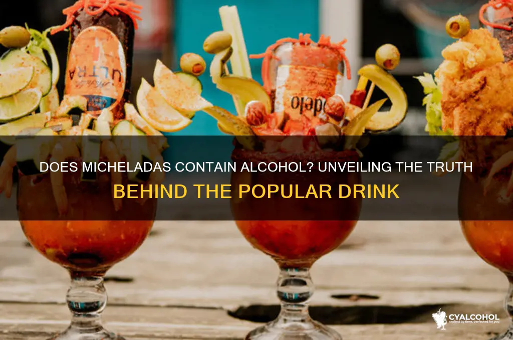 does michelaguas have alcohol