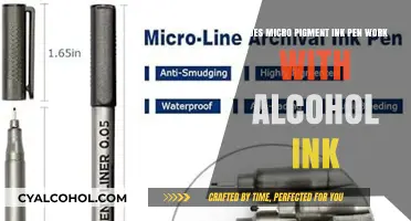 Micro Pigment Ink Pen: Alcohol Ink Compatible?