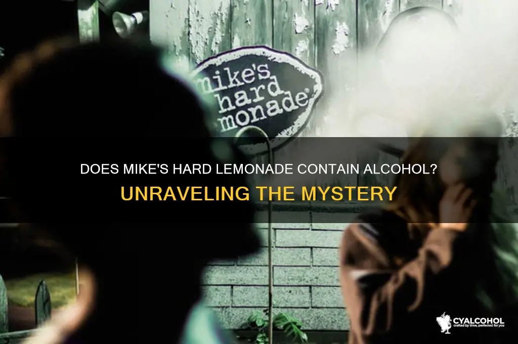 does mikes have alcohol