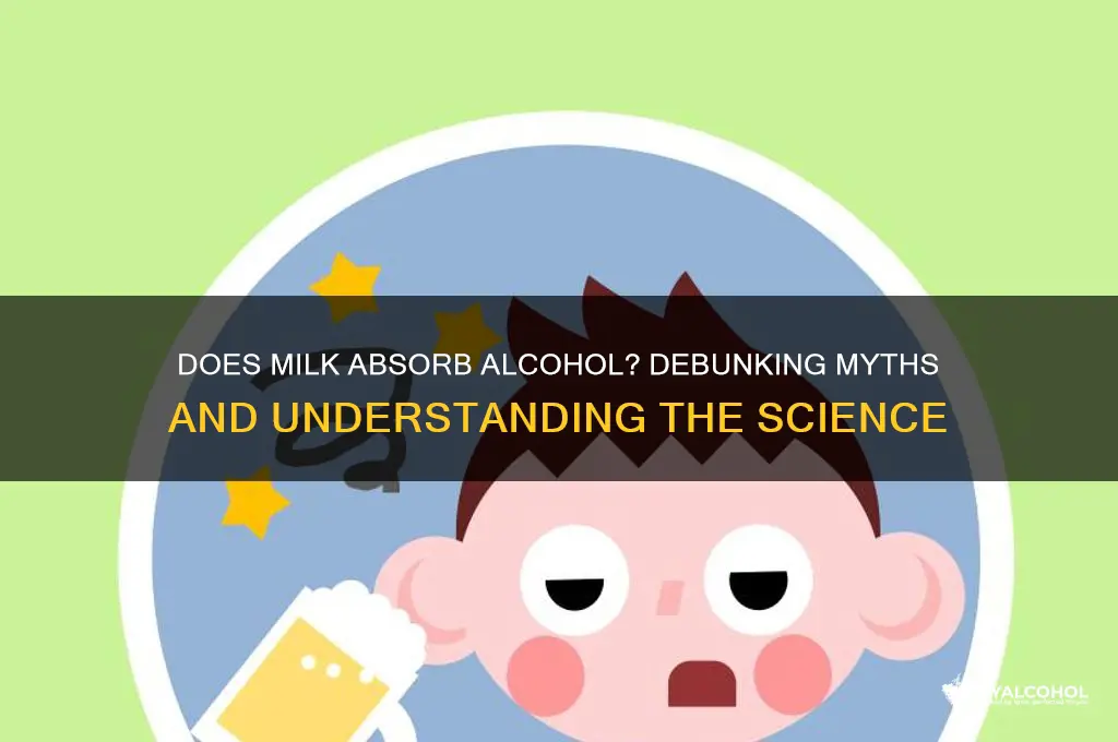 does milk absorb alcohol