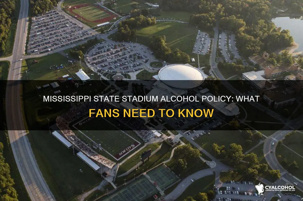 does mississippi state have alcohol in their stadium