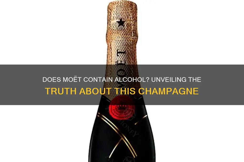 does moet have alcohol