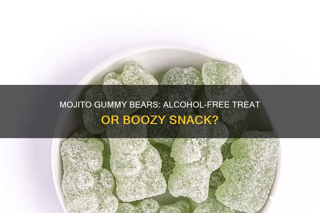does mojito gummy bears have alcohol