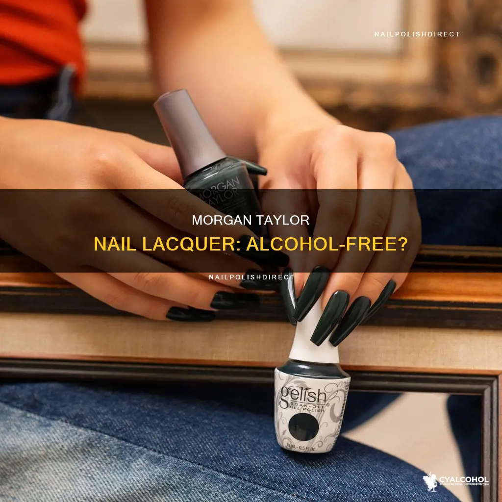 does morgan taylor nail lacquer have alcohol in it