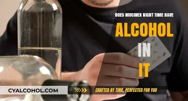 Does Mucinex Night Time Contain Alcohol? A Detailed Look
