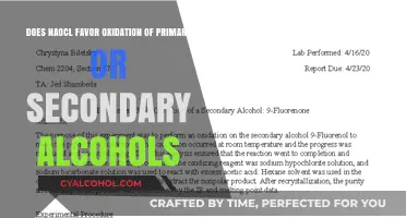 Why Does NAOCl Prefer Primary Alcohols for Oxidation?