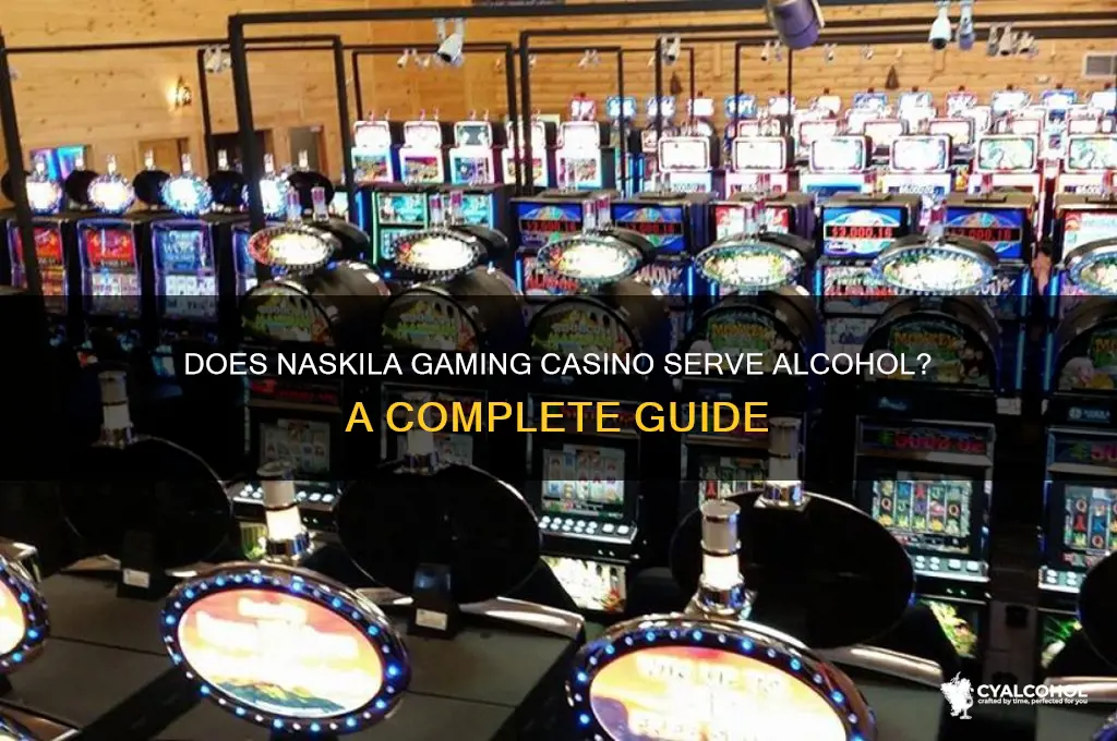 does naskila gaming casino has alcohol
