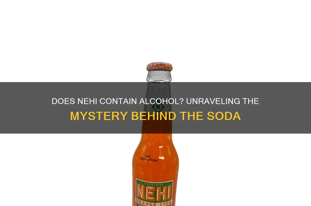 does nehi have alcohol in it
