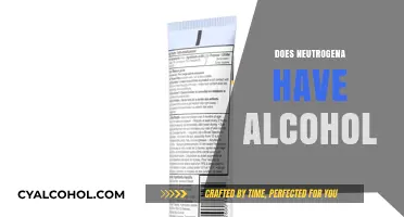 Does Neutrogena Contain Alcohol? A Comprehensive Ingredient Analysis