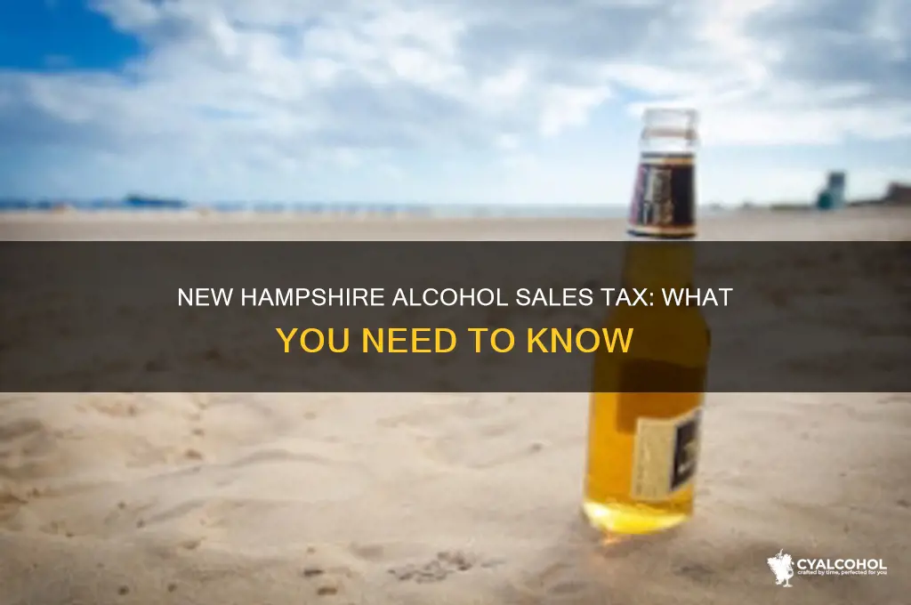 does new hampshire have sales tax on alcohol