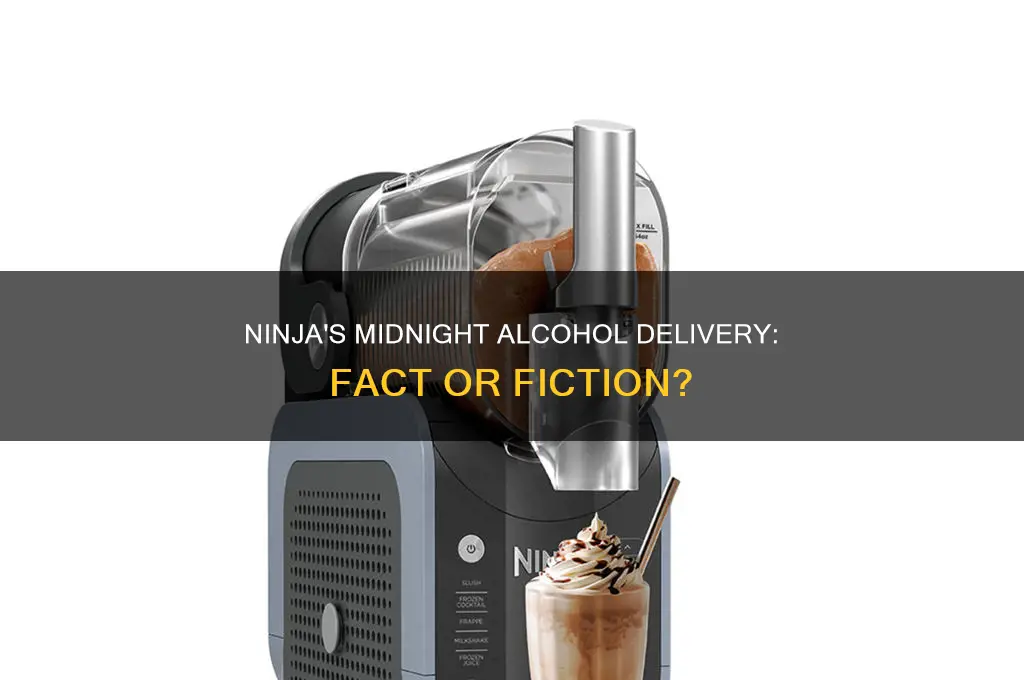does ninja deliver alcohol after midnight