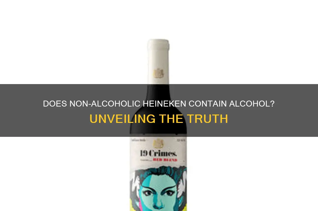 does non alcoholic heineken have alcohol