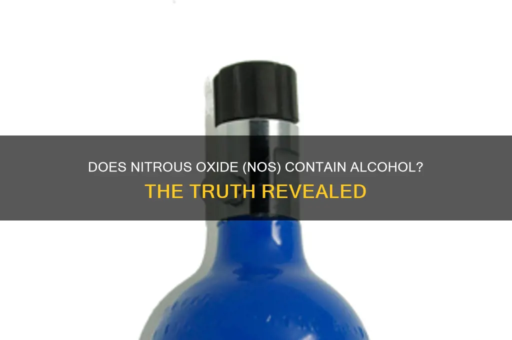 does nos have alcohol in it