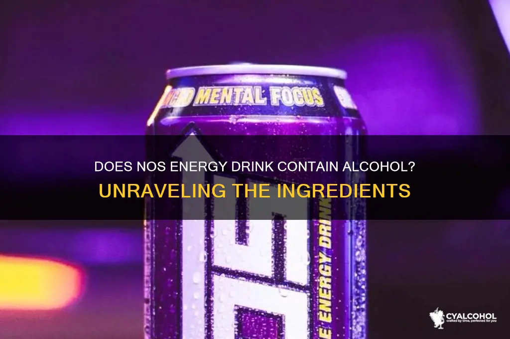 does nos have.alcohol in it