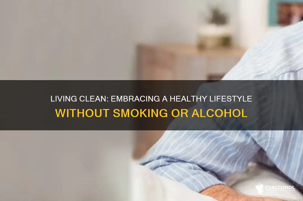 does not smoke or do alcohol