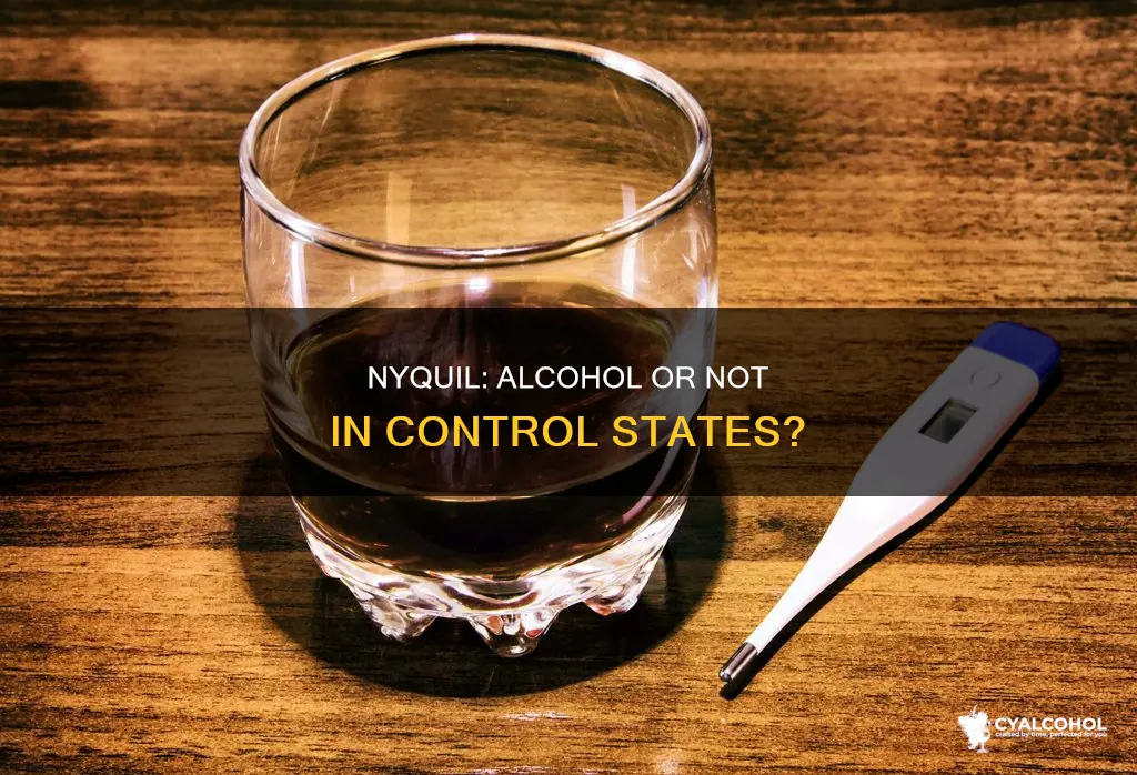 does nyquil count as alcohol in a control state