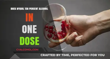 NyQuil's Alcohol Content: Understanding the 10% in a Single Dose