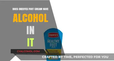 Does O'Keeffe's Foot Cream Contain Alcohol? Ingredients Explained