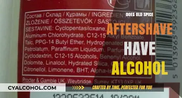 Does Old Spice Aftershave Contain Alcohol? A Detailed Analysis