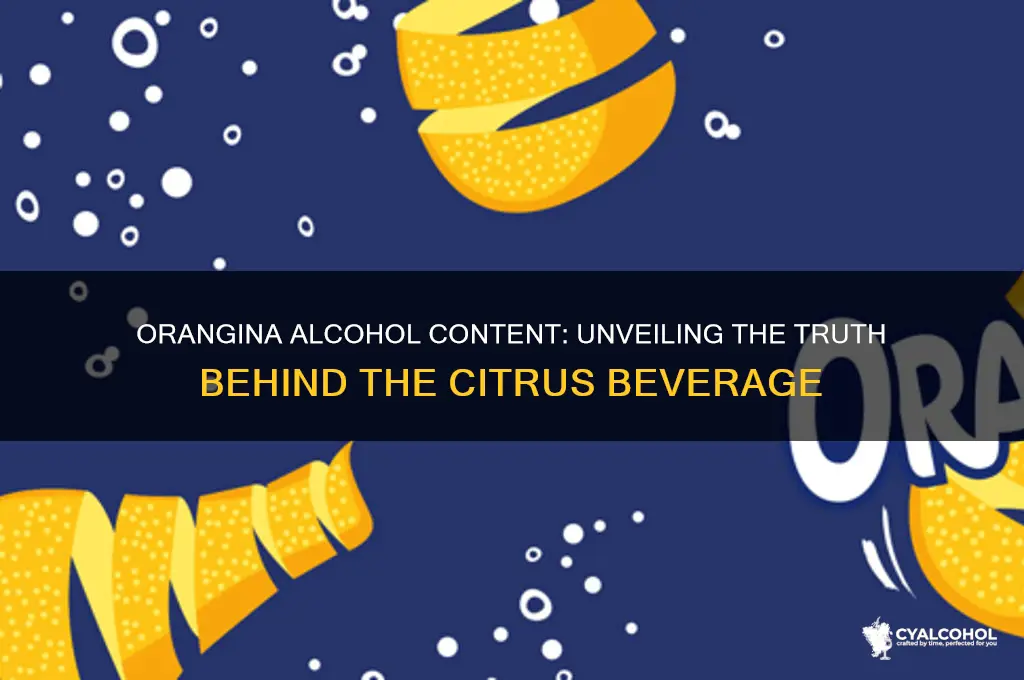 does orangina have alcohol